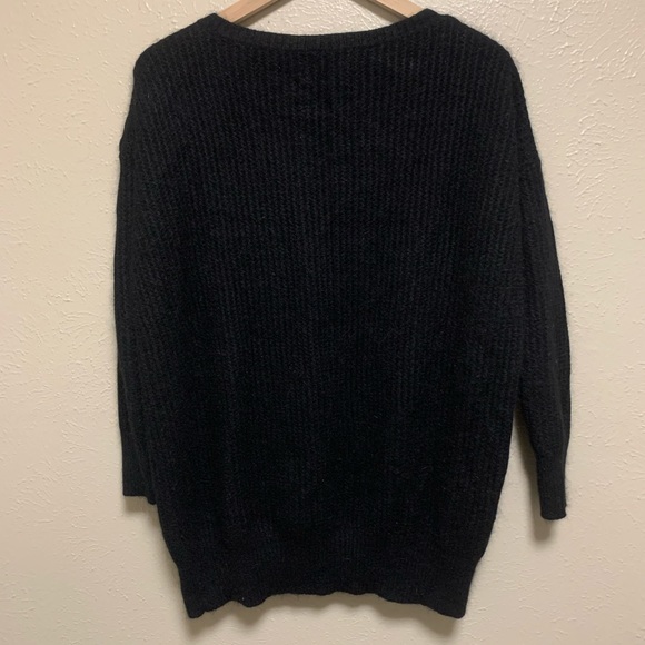 All Saints “Ursula” Black angora blend jumper - Picture 2 of 6